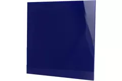 Rooster 15x15cm met gekleurd kunststof front blauw