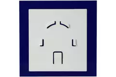 Air Roxy badkamerventilator met aansluitdiameter 100 mm met timer en vertraagde start - kunststof front blauw