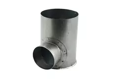 Clapet d'échappement galvanisé Ø125mm - Ø80mm