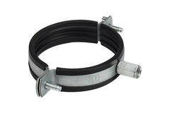 Metalen beugel diameter 125 mm met rubber (sendz. verz.)