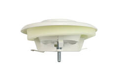 Ventilatie afvoer ventiel 160mm met metaal klemveren - DVS-C160 RAL9010
