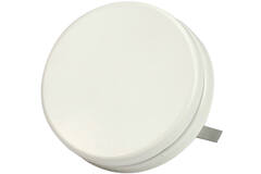 Ventilatie toevoer ventiel 125mm met metaal klemveren - SAV-C125 RAL9010