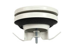 Ventilatie toevoer ventiel 125mm met metaal klemveren - SAV-C125 RAL9010