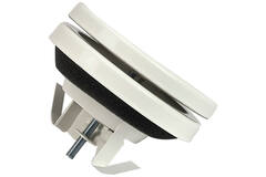 Ventilatie toevoer ventiel 125mm met metaal klemveren - SAV-C125 RAL9010