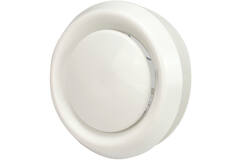Ventilatie ventiel 100mm toevoer -en afvoer met klemveren - DAV-C100