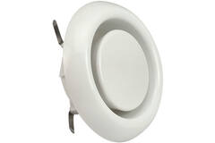 Ventilatie afvoer ventiel 160mm met klemveren - AVP-C160