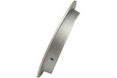 Muur rooster 125mm buitenlucht aluminium - EL-A-RLP125