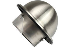 RVS bolrooster 125mm geveldoorvoer - EL-SS-B125 SS