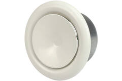 Ventilatie toevoer ventiel 160mm metaal - S-DVS160 RAL9010