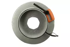 Trappe d'iris 250 mm - Sendzimir acier galvanisé - IRIS250