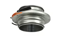Trappe d'iris 250 mm - Sendzimir acier galvanisé - IRIS250