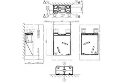 Itho Daalderop WTW HRU 200 ECO unit E RFT Hoogbouw 200m3/h - euro stekker
