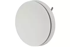 Ventilatie toevoerventiel kunststof 125 mm RAL  9003 met klemveren en schone sector - I-Valve Rondo 125