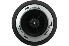 Imaginair RLV ventiel groot Ø 125 mm  - montageveren + ring - zwart