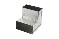 Bocht 90 graden 220x80 mm verticaal tbv instortkanaal