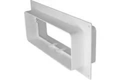 Rechthoekige kunststof connectieflens 220x90mm (KFS29)