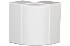 Rechthoekig kunststof verticale 90 ° bocht 110x55 - KLV