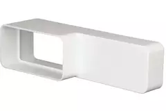 Rechthoekige kunststof verloop - 220X55 mm naar 110x55 mm - KS25-15