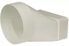 Kunststof verloop 110 x 55 naar Ø 100 mm (KSD2)