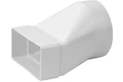 Kunststof verloop 110 x 55 naar Ø 100 mm (KSD2)