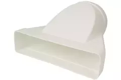 Rechthoekig kunststof verloop Ø150mm - 220x90mm - KSD29-150