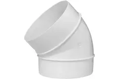 Ronde kunststof 45 ° bocht diameter: 100 mm AL100-45
