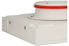 Ergovent instucbaar frameloos ventilatieventiel vierkant 125 mm
