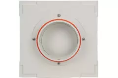 Ergovent instucbaar frameloos ventilatieventiel vierkant 125 mm