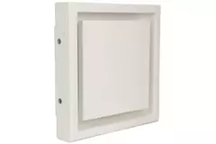 Ergovent instucbaar frameloos ventilatieventiel vierkant 125 mm