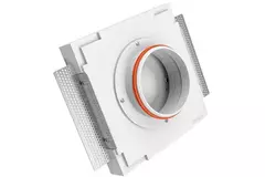 Ergovent instucbaar frameloos ventilatieventiel vierkant 125 mm