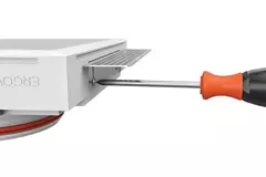 Ergovent instucbaar frameloos ventilatieventiel vierkant 125 mm