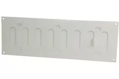Metalen instelbaar rechthoekige sleuf rooster 300x100 wit - MR3010R - RAL9016