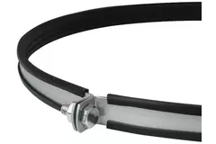 Metalen beugel diameter 450 mm met rubber (sendz. verz.)