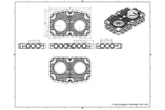 Vent-Axia Uniflexplus subverdeelbox 18 x Ø69mm zijaansluiting met tuit Ø160mm