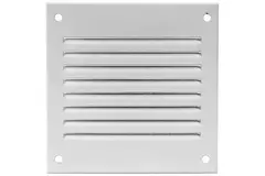 Metalen rooster 100x100mm wit - MR1010