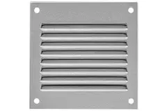 Metalen rooster 100x100mm zink - MR1010Zn