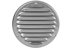 Metalen ventilatierooster rond 100 mm grijs - MR100P - RAL9006