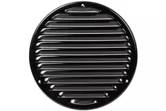 Metalen ventilatierooster rond Ø200 mm zwart - MR200M - RAL9005