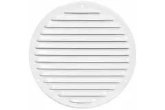 Metalen ventilatierooster rond Ø 200mm wit - MR200 - RAL9016