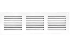Metalen rechthoekige sleuf rooster 300x100 wit - MR3010