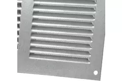 Metalen rooster 300x300mm zink - MR3030Zn