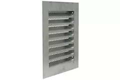 Metalen rooster industrieel 150x200mm zink - MRF1520Zn