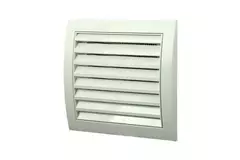 Muurrooster 150x150 wit - N10