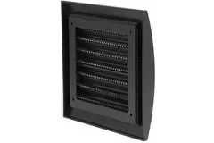 Muurrooster 150x150 mm diameter 100 mm antraciet - ND10A