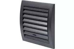 Muurrooster regelbaar 150x150 mm antraciet - N10RA