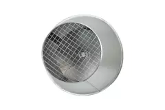 Capuchon déflecteur rond 100 mm sendzimir galvanisé
