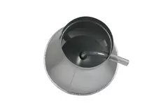 Capuchon déflecteur rond 100 mm sendzimir galvanisé