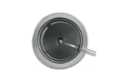 Capuchon déflecteur rond 100 mm sendzimir galvanisé