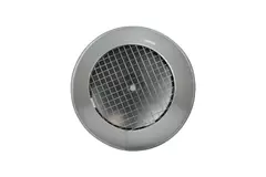 Capuchon déflecteur rond 100 mm sendzimir galvanisé