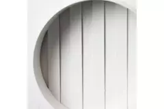 Muurrooster regelbaar 190x190 diameter: 150 wit ND15R